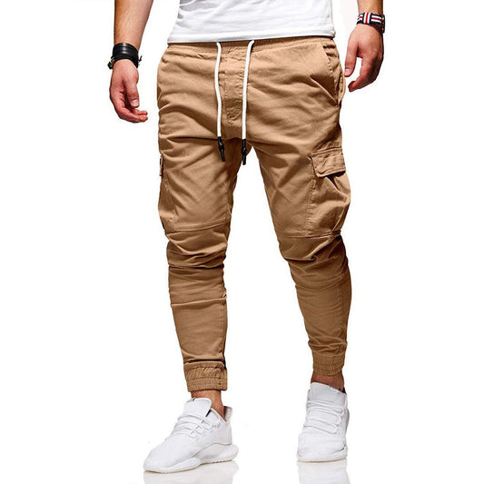 Petra | Men's Cargo Joggers Relaxed-Fit Elastic Waist