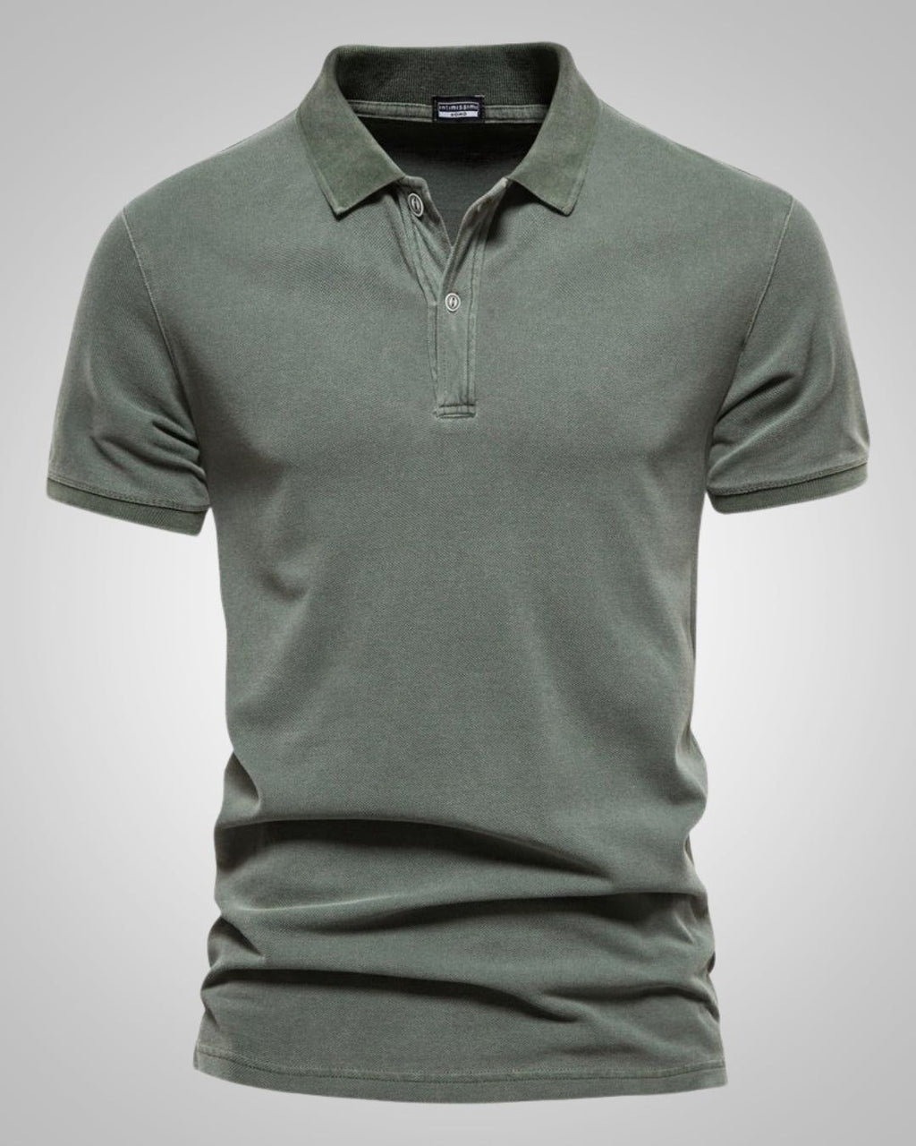 Anaïs | Men's Polo Shirt Short Sleeve Button Front Casual