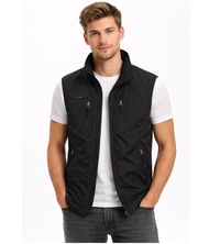 Men's Bodywarmer with Stand Collar – Outdoor Weekend Vest