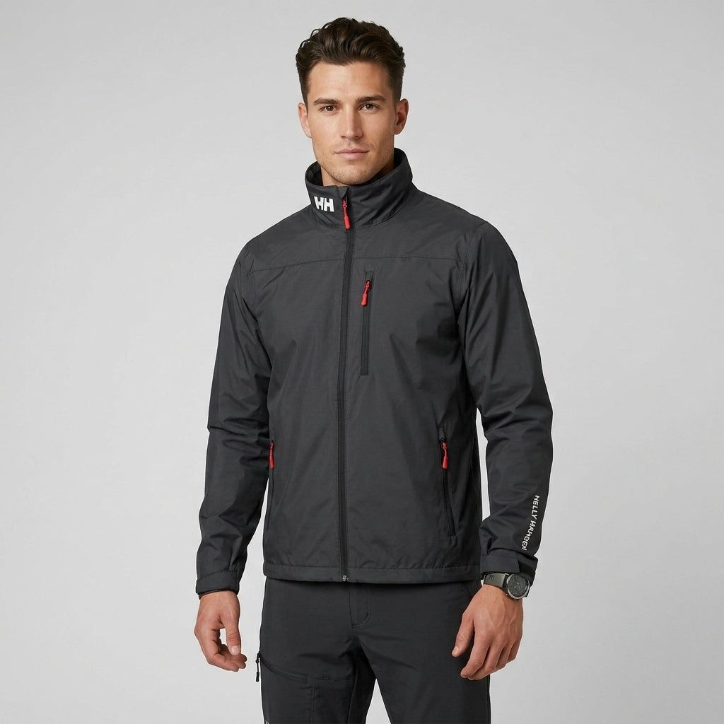Marcus | Men's Water-Resistant Zip Collar Jacket – Weekend Layer