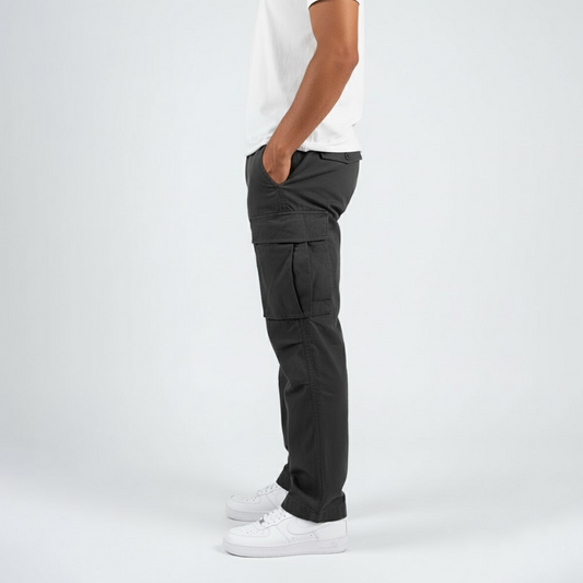 Jørn | Men's Cargo Pants Relaxed-Fit Side Pockets Streetwear