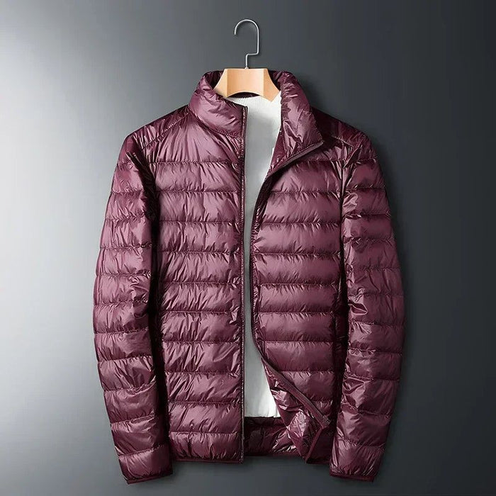 Benedikt | Packable Puffer Jacket for Men, Zip Front
