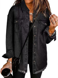 Alida | Collared Button-Front Jacket with Chest Pockets