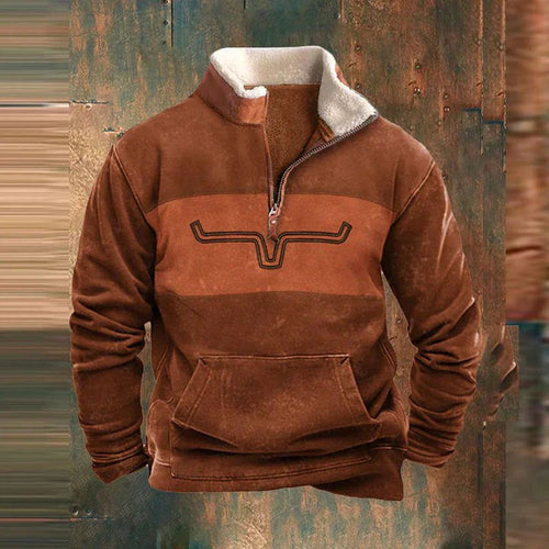 Aldrich | Men's Zip-Up Sweater Relaxed-Fit Layering Knit