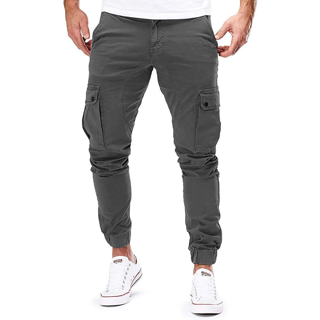 Petra | Men's Cargo Joggers Relaxed-Fit Elastic Waist