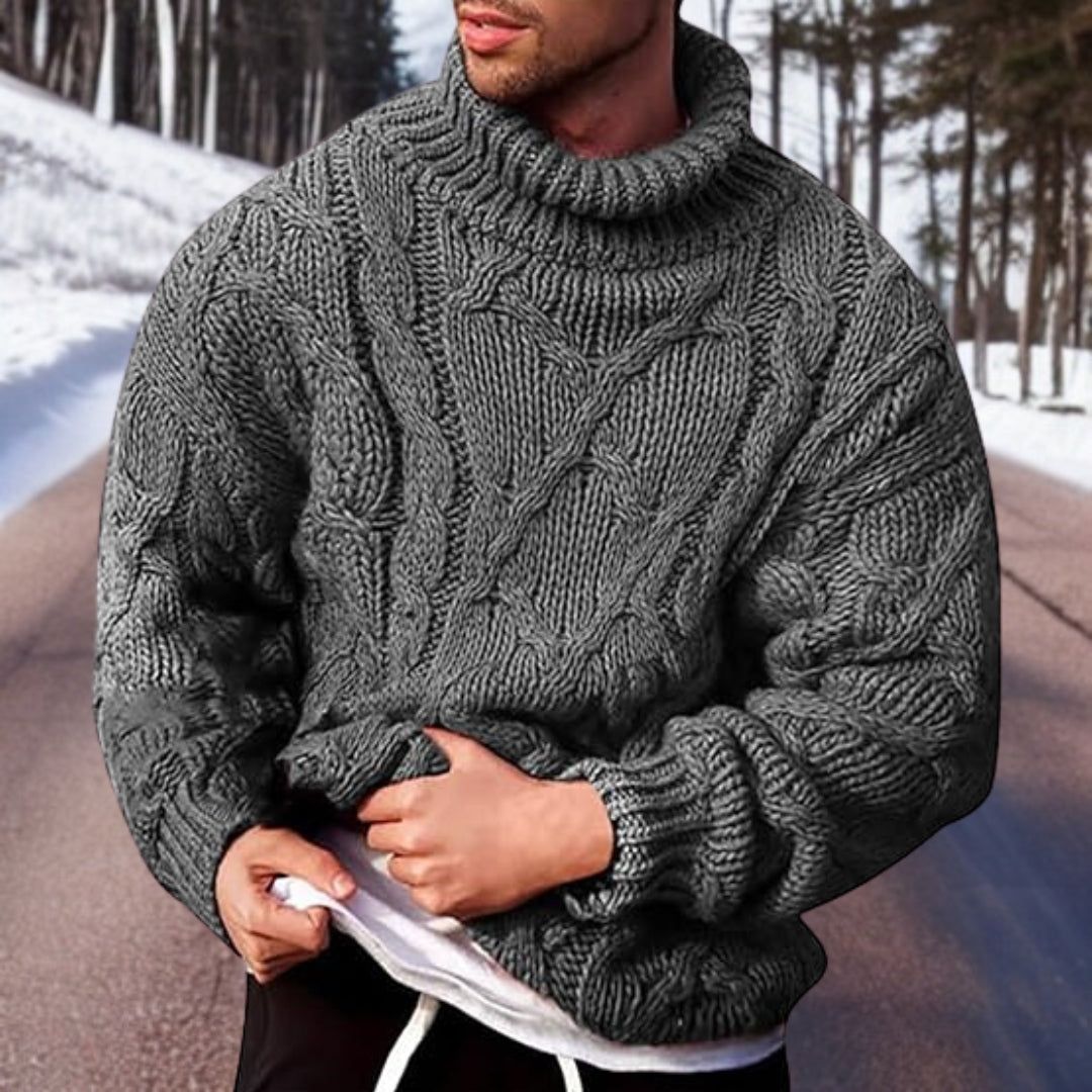 Julian Men's Warm Sweater – Relaxed-Fit Winter Layer
