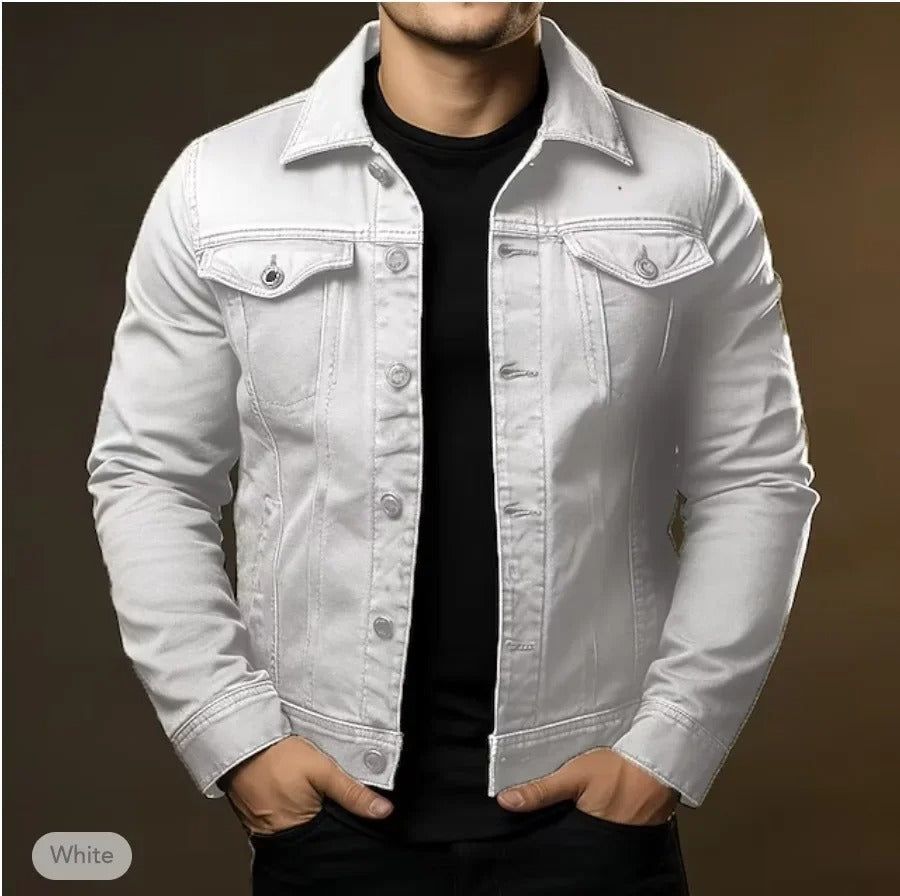 Jasmijn | Men's Lightweight Jacket Button Front Casual Outerwear