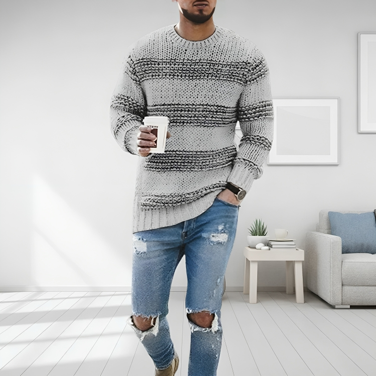 Marcus | Men's Relaxed-Fit Knit Sweater – Casual Weekend Style