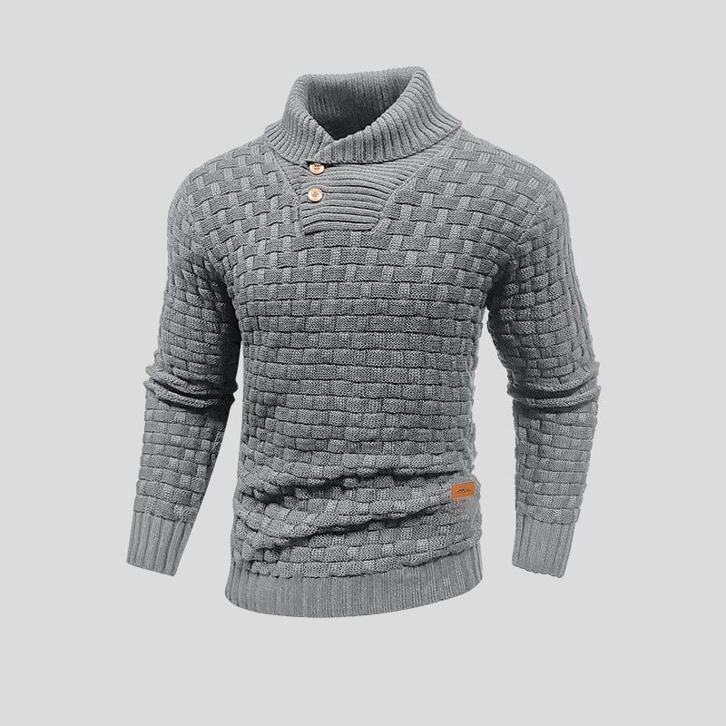 Arjan | Men's Shawl Collar Sweater – Casual Weekend Layer