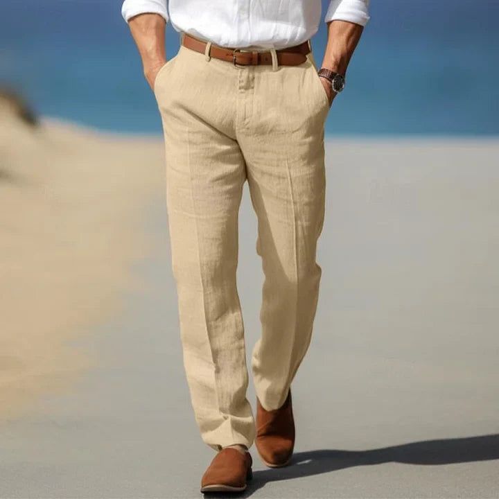 Kaspian | Men's Relaxed-Fit Summer Trousers Casual Wear