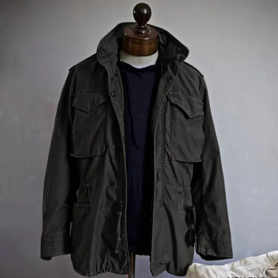 Dorian | Men's Utility Jacket Collared Long Sleeve Field Coat