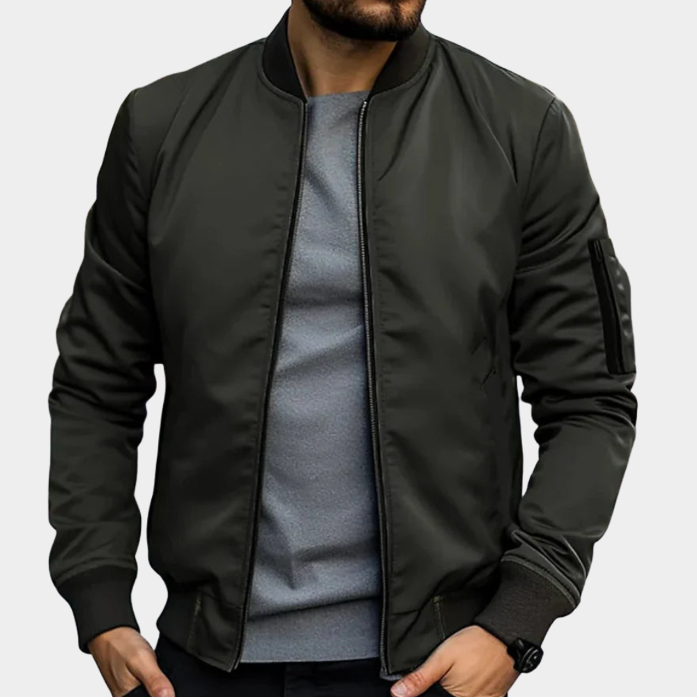 Bryn | Women's Bomber Jacket – Zip-Up Casual Outings