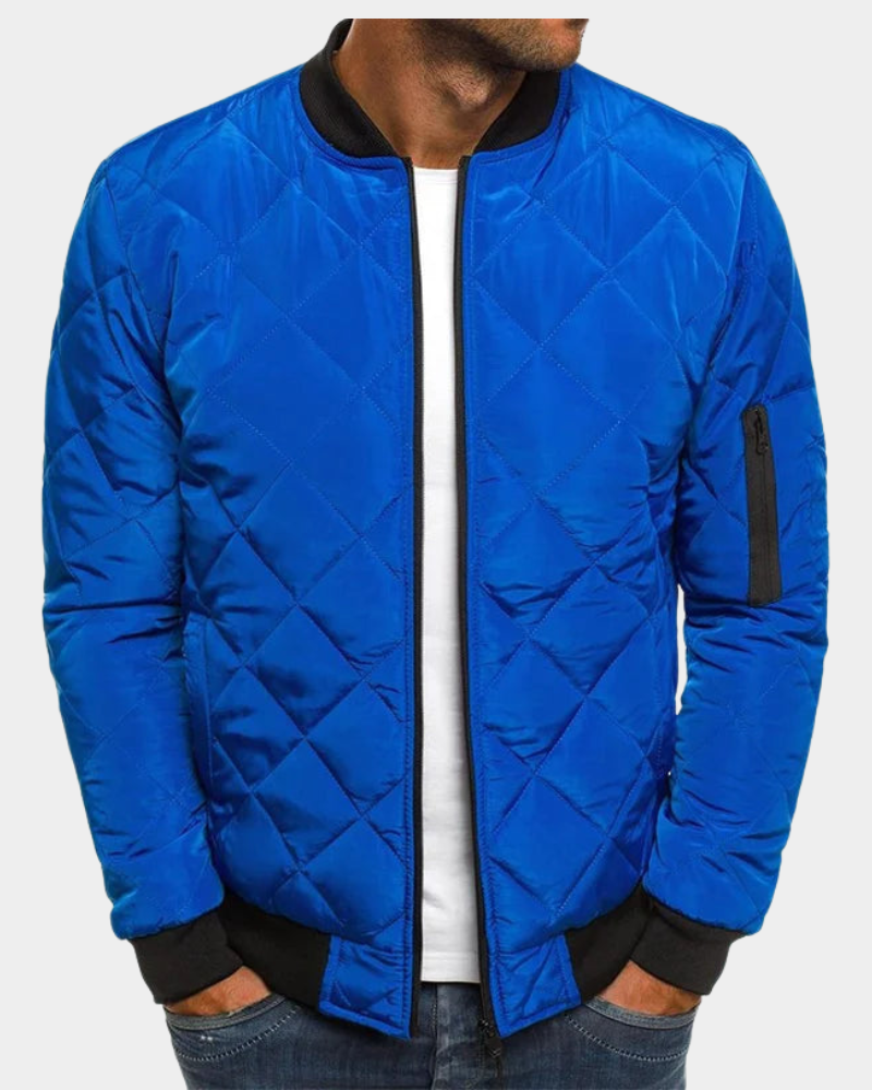 Leonie Men's Quilted Bomber Jacket - Weekend Layering Staple