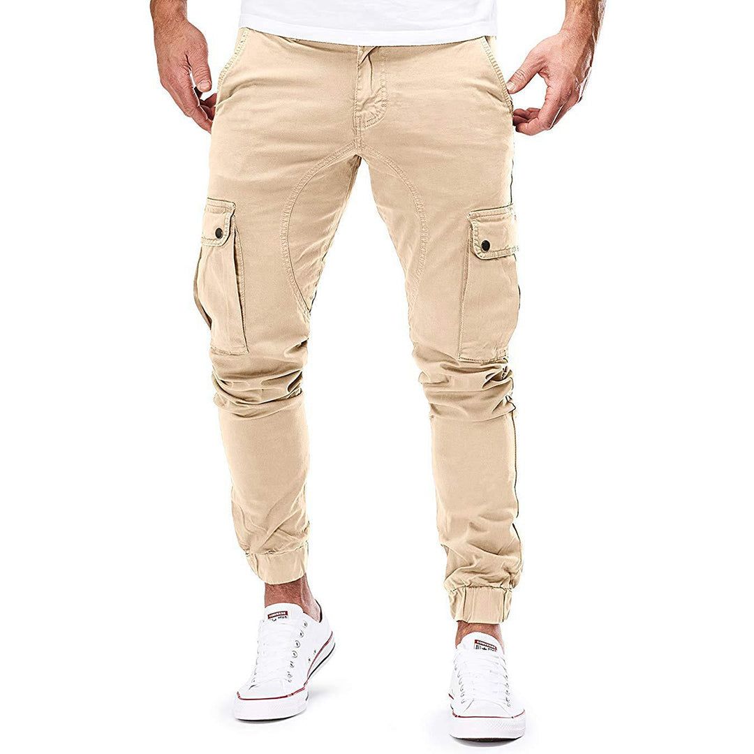 Petra | Men's Cargo Joggers Relaxed-Fit Elastic Waist