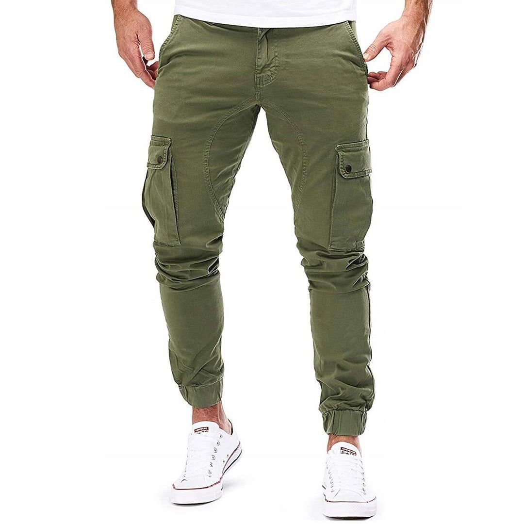Petra | Men's Cargo Joggers Relaxed-Fit Elastic Waist