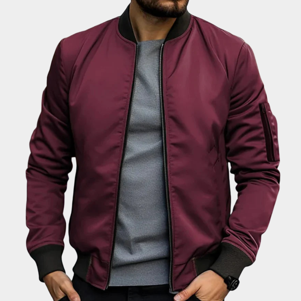 Bryn | Women's Bomber Jacket – Zip-Up Casual Outings