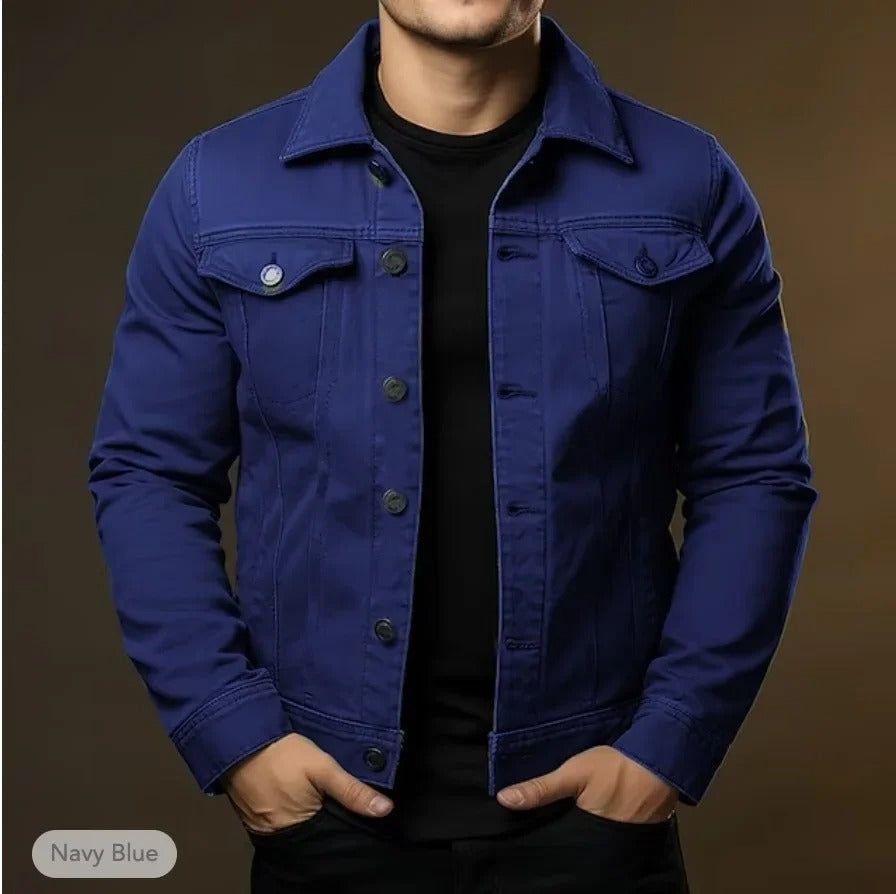 Jasmijn | Men's Lightweight Jacket Button Front Casual Outerwear