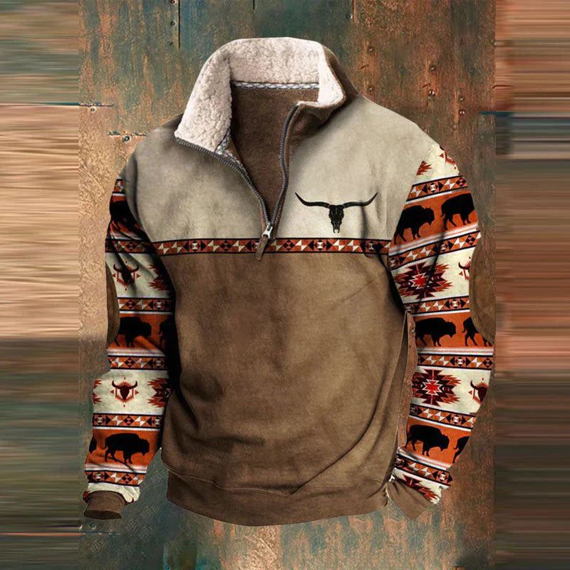Aldrich | Men's Zip-Up Sweater Relaxed-Fit Layering Knit