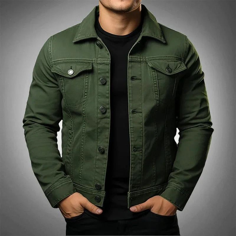 Jasmijn | Men's Lightweight Jacket Button Front Casual Outerwear