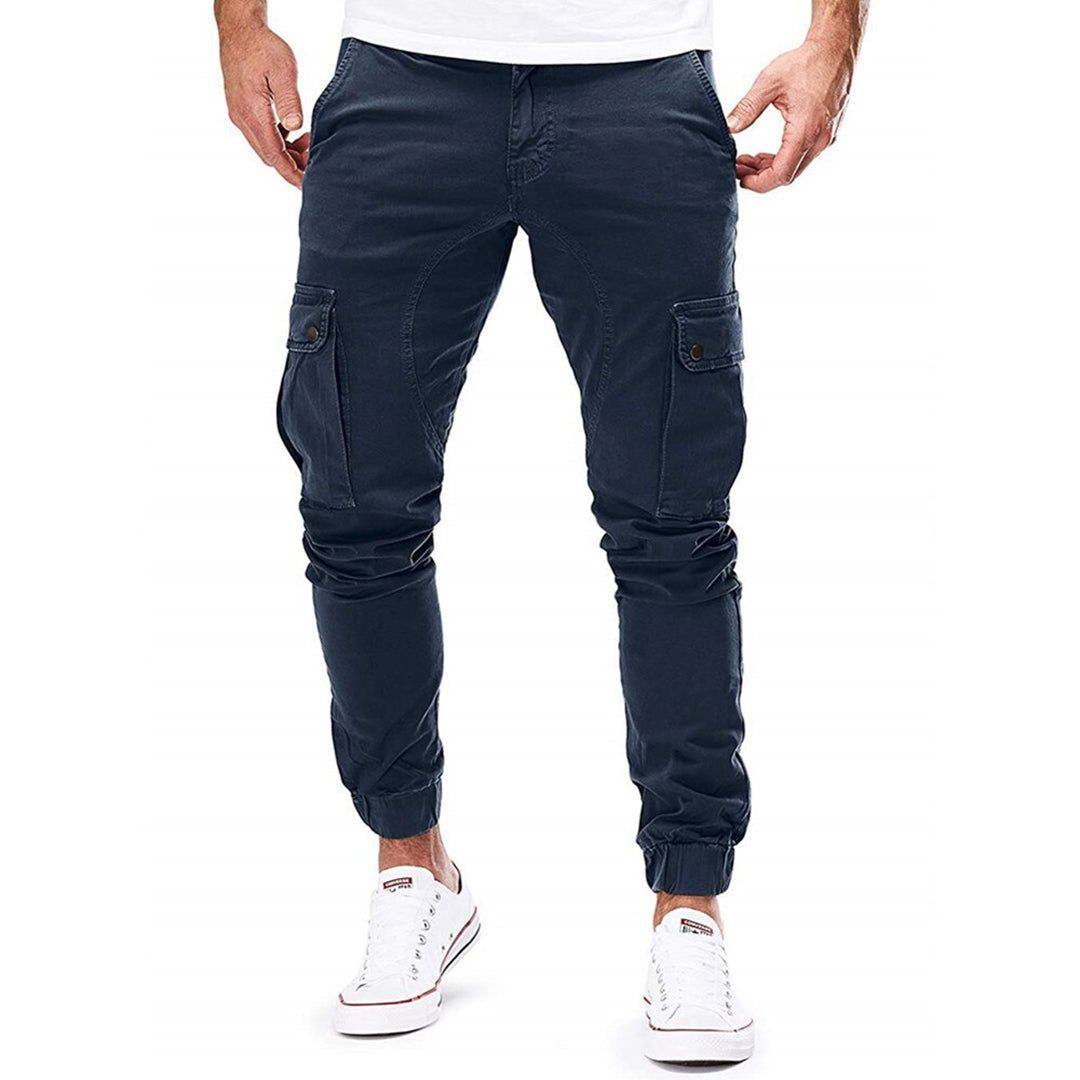 Petra | Men's Cargo Joggers Relaxed-Fit Elastic Waist