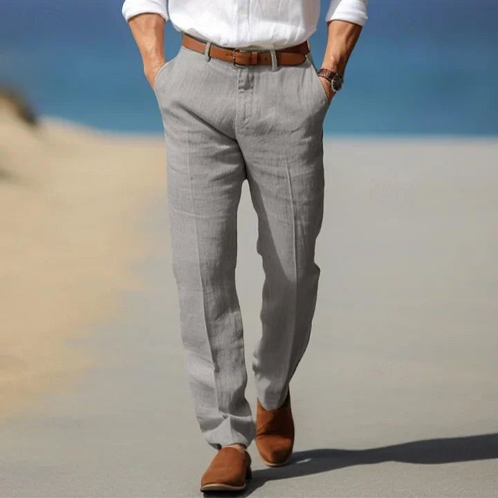 Kaspian | Men's Relaxed-Fit Summer Trousers Casual Wear