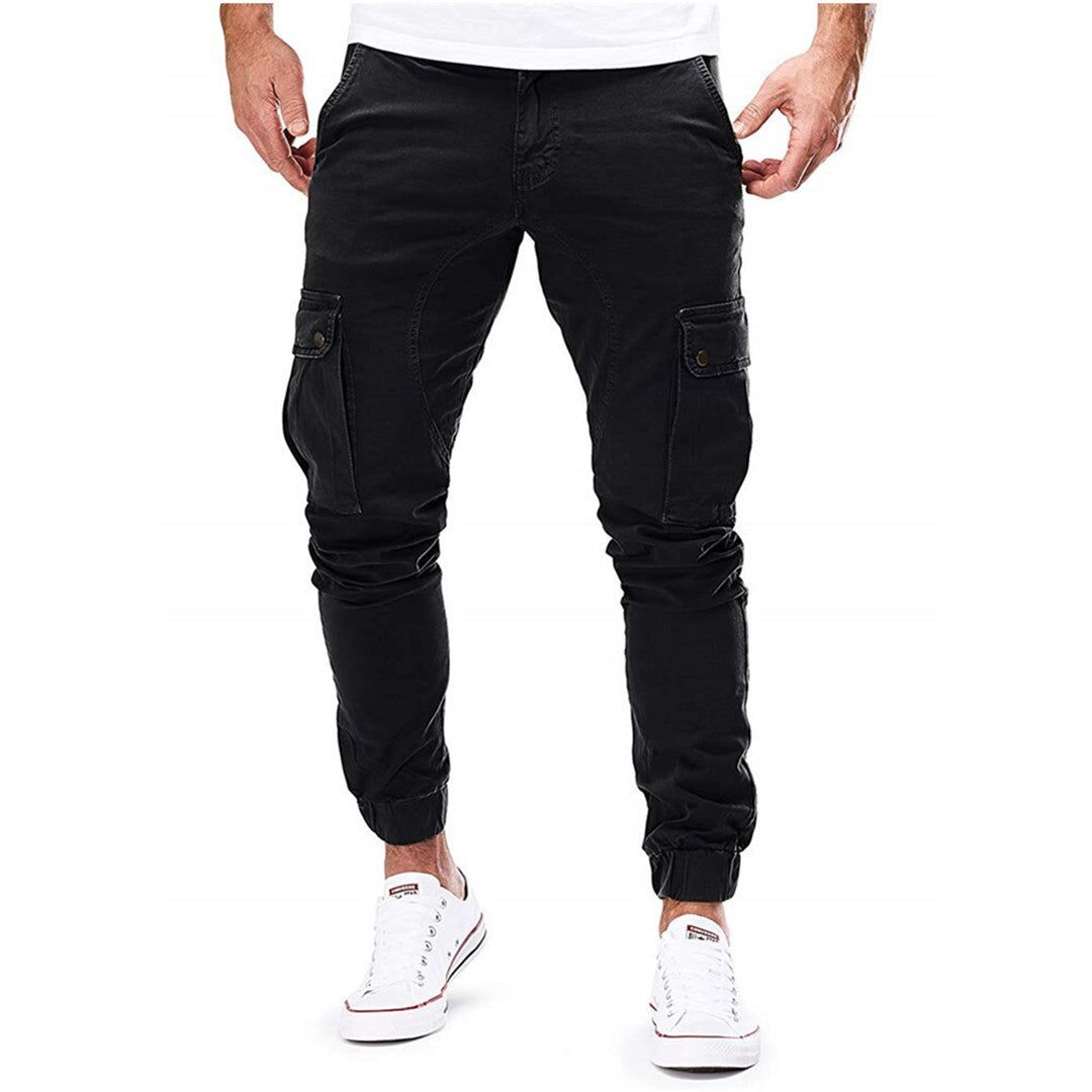 Petra | Men's Cargo Joggers Relaxed-Fit Elastic Waist