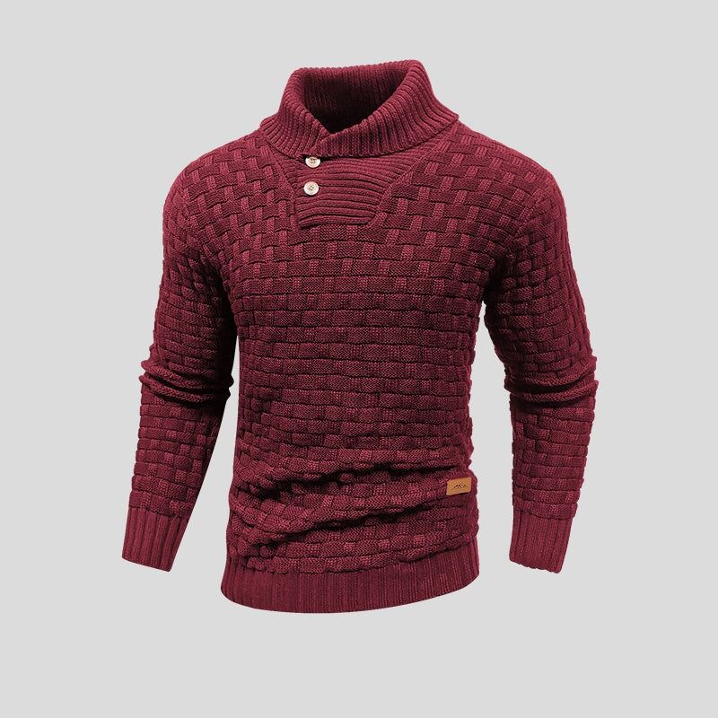 Arjan | Men's Shawl Collar Sweater – Casual Weekend Layer