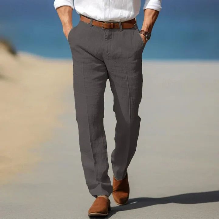 Kaspian | Men's Relaxed-Fit Summer Trousers Casual Wear