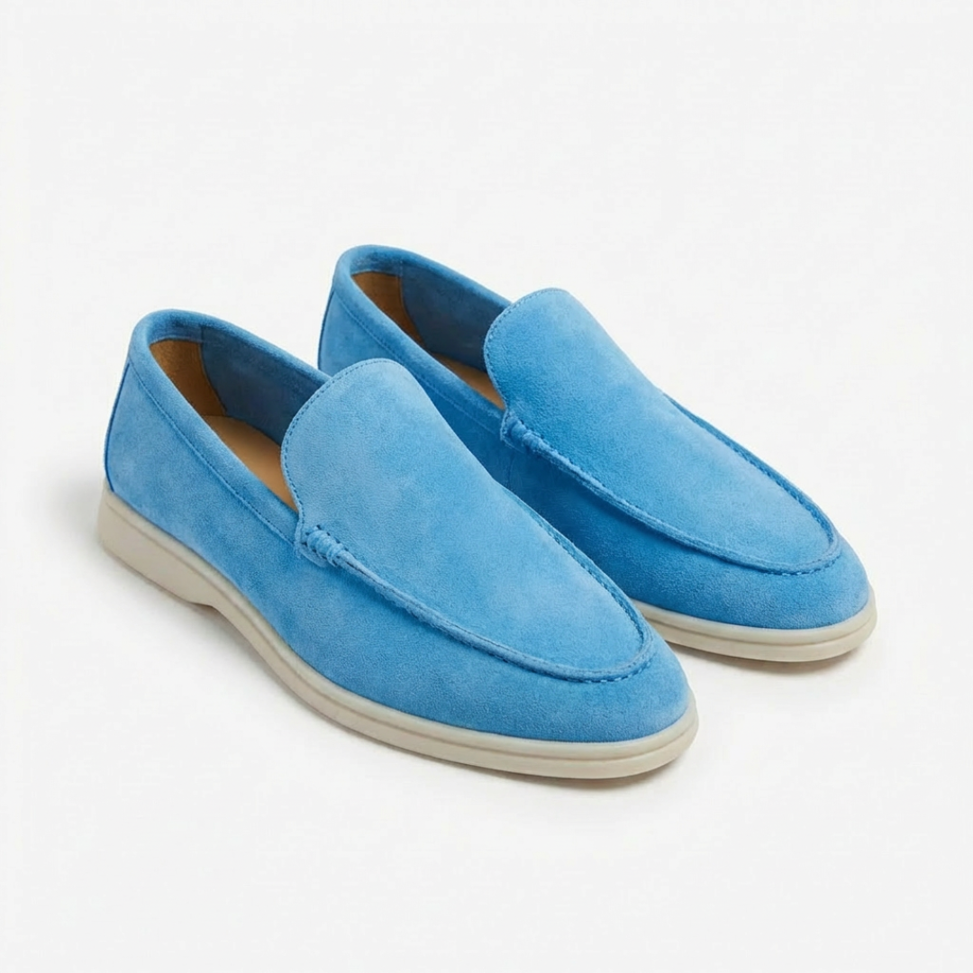 Sergio | Men's Slip-On Loafers Contrast Sole Casual Shoes