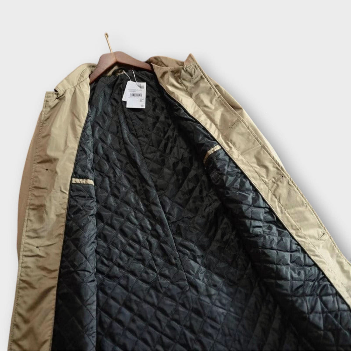 Otto | Waterproof Longline Coat with Stand Collar for Men