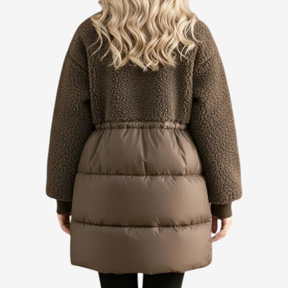 Georgina | Women's Winter Coat Quilted Warm Long Coat