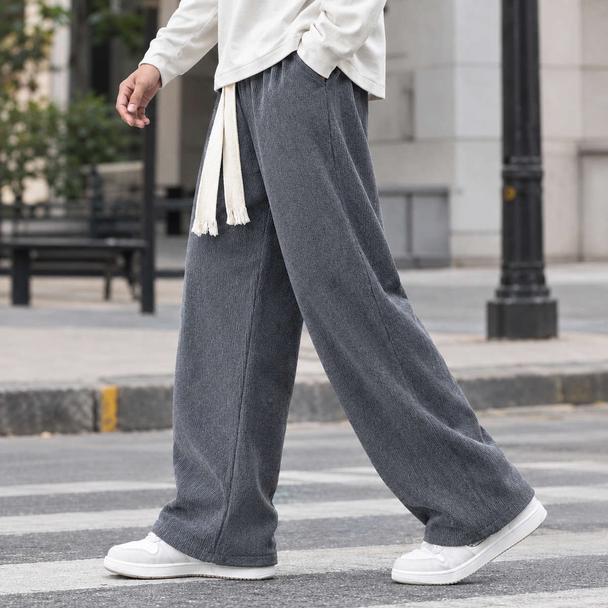 Mason | Corduroy Wide-Leg Pants for Men
