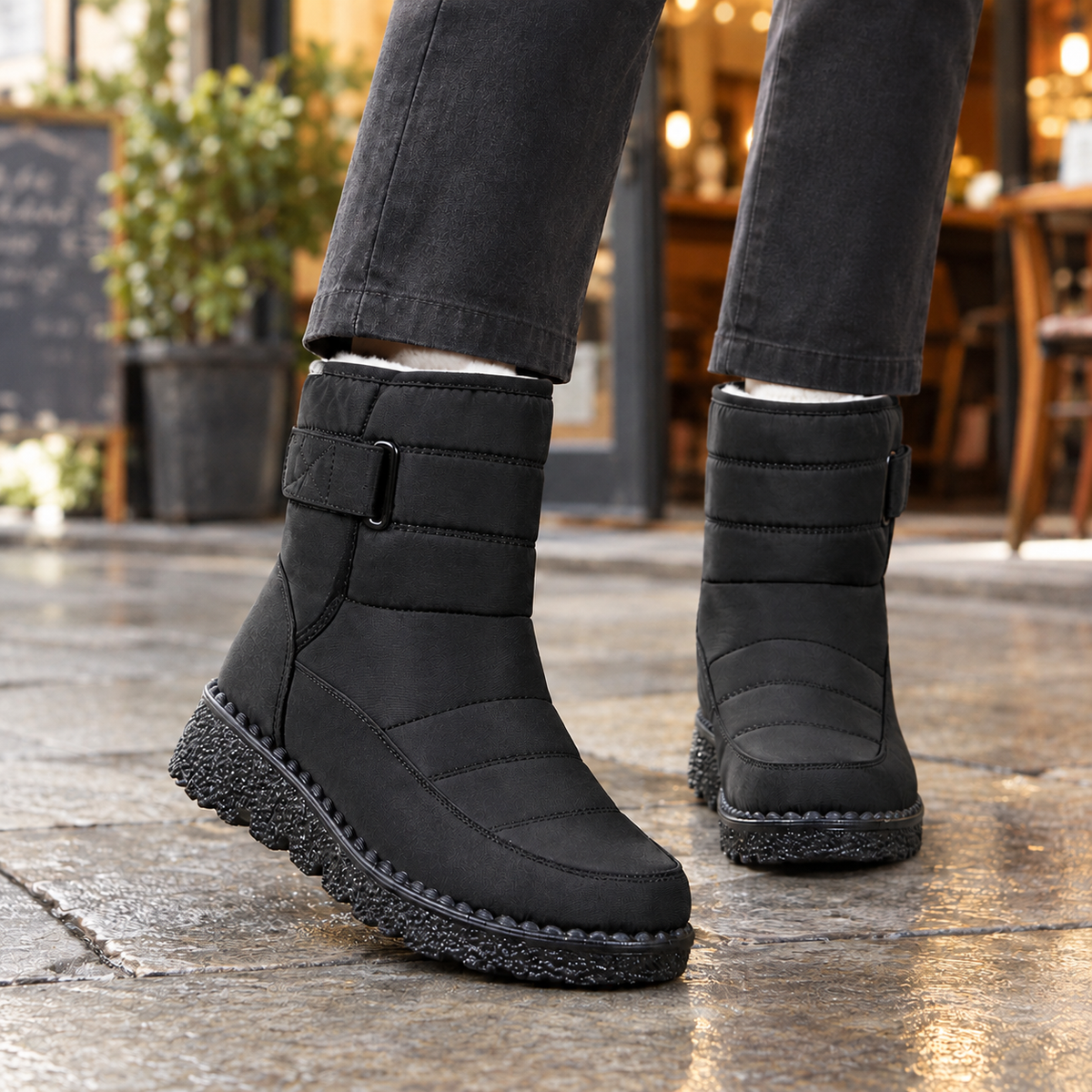 Aaltje | Quilted Waterproof Snow Boots for Women