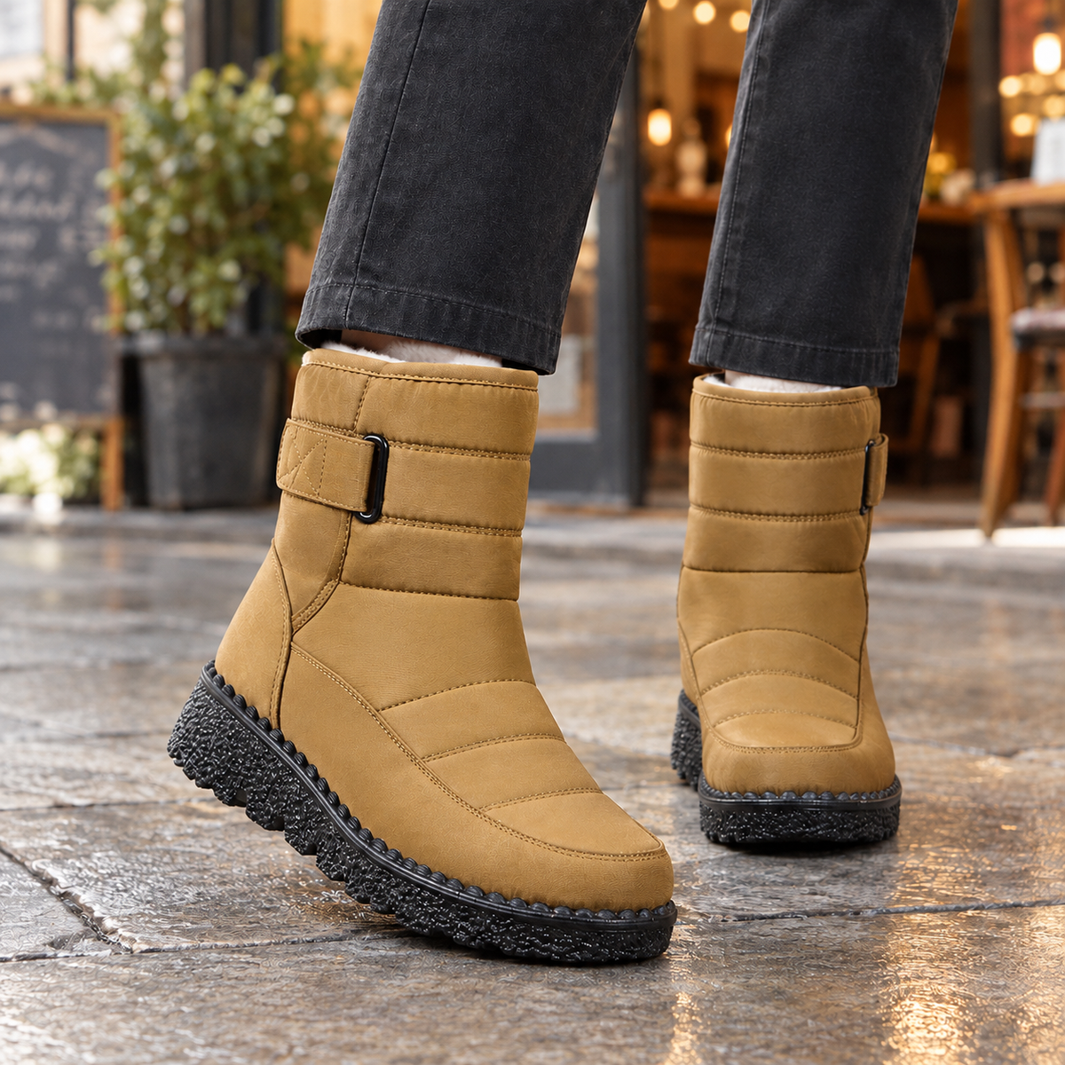 Aaltje | Quilted Waterproof Snow Boots for Women