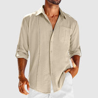 Florian | Button-Down Collar Shirt with Chest Pocket for Men