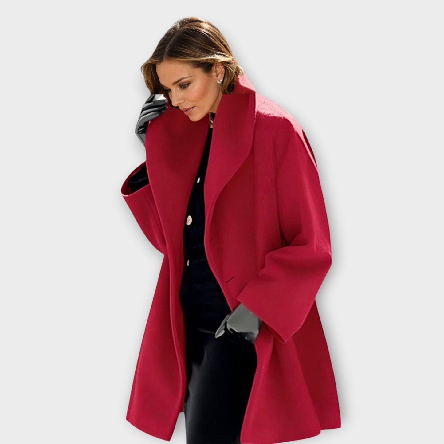 Vania | Women's Hooded Winter Coat Long Relaxed Fit