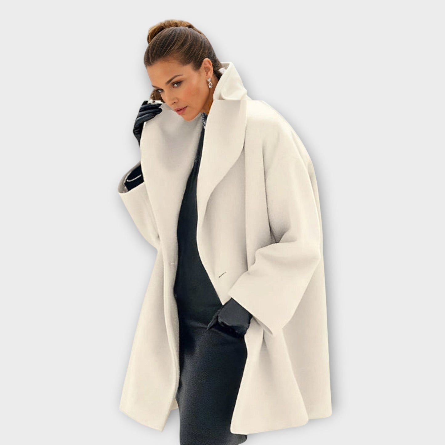 Vania | Women's Hooded Winter Coat Long Relaxed Fit
