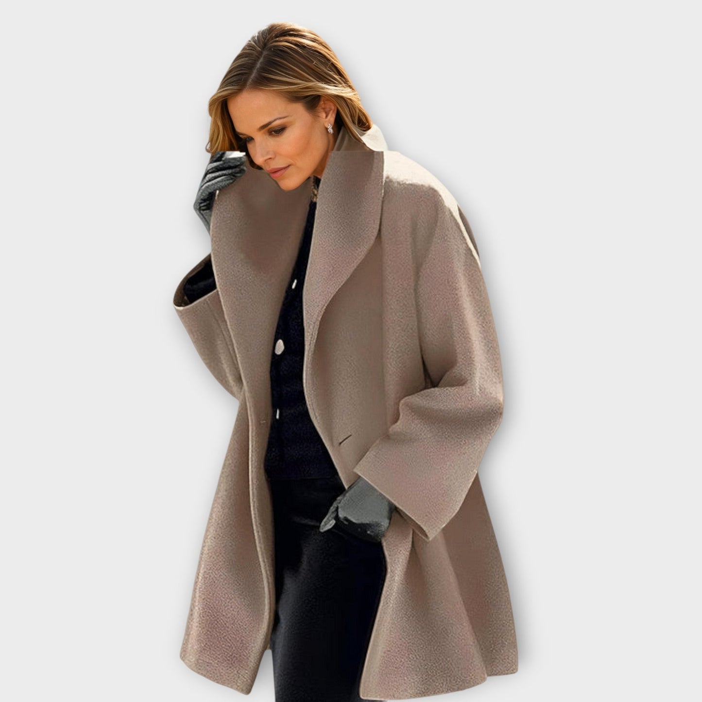 Vania | Women's Hooded Winter Coat Long Relaxed Fit