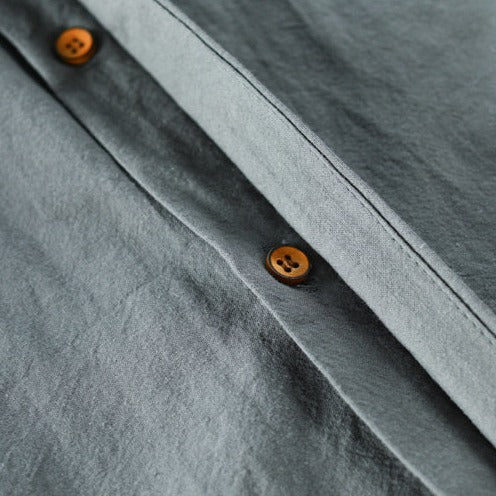 Ole | Stand Collar Button-Front Shirt for Men