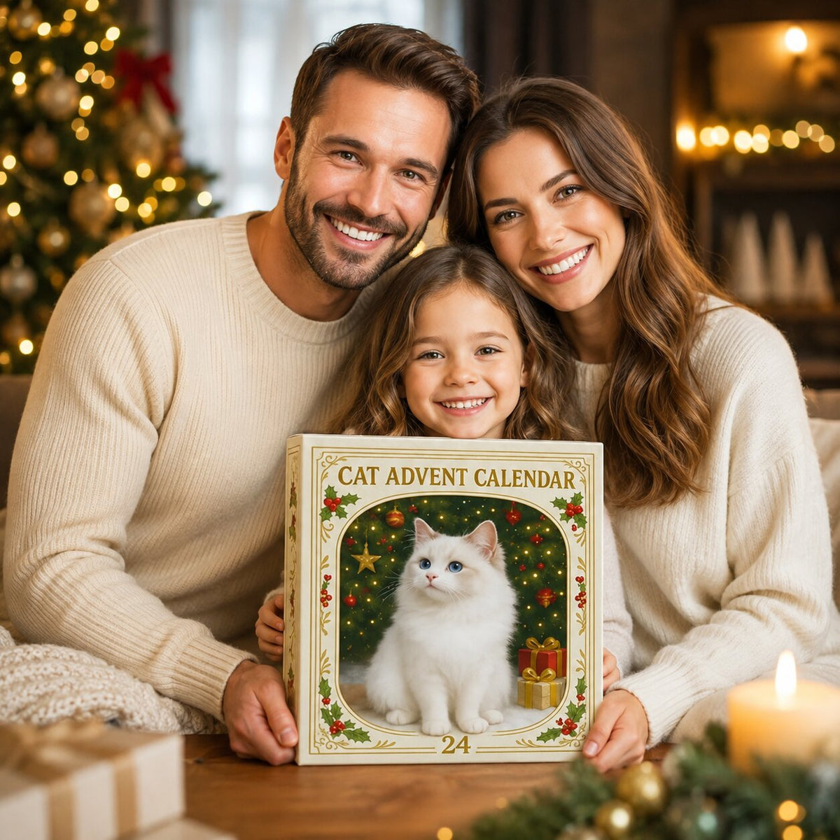 MINI CAT ADVENT CALENDAR – 24 CAT FIGURINES