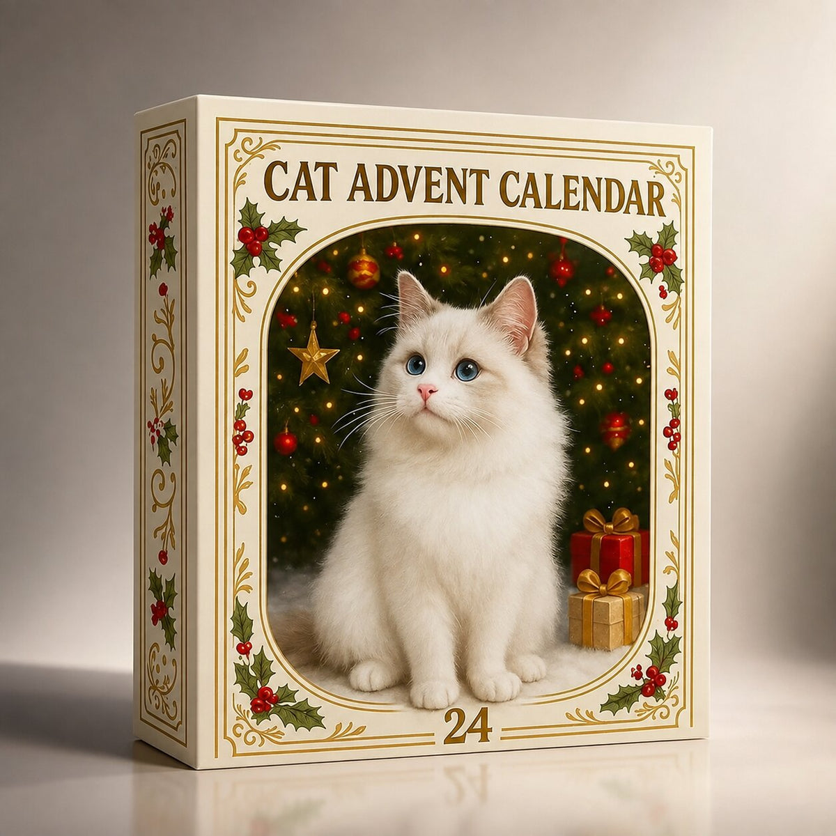 MINI CAT ADVENT CALENDAR – 24 CAT FIGURINES