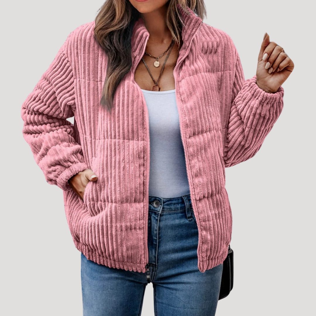 Tine | Hooded Quilted Bomber Jacket for Women