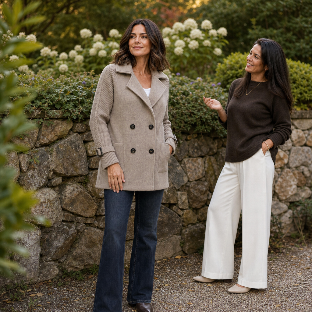 Heidi | Double-Breasted Lapel Coat for Women