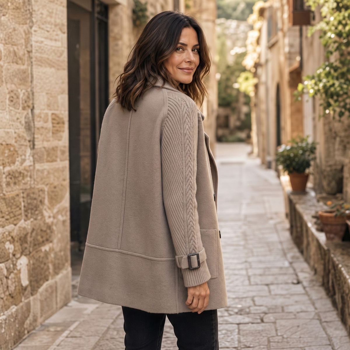 Heidi | Double-Breasted Lapel Coat for Women