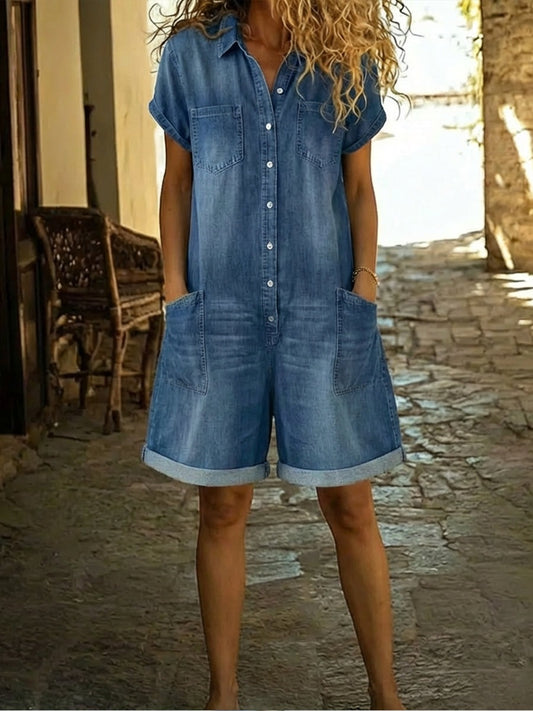 Yasmin |  Denim Jumpsuit