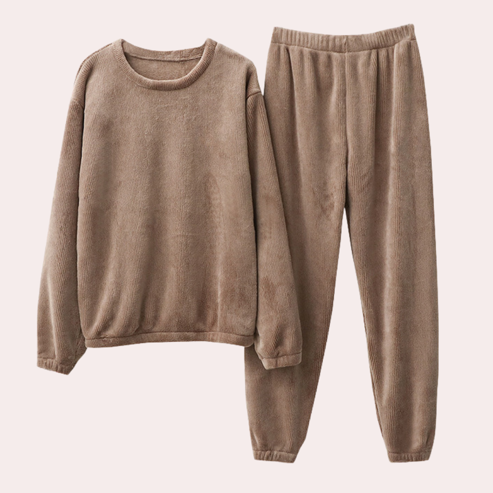 Gitte | Ribbed Two-Piece Lounge Pyjama Set for Women