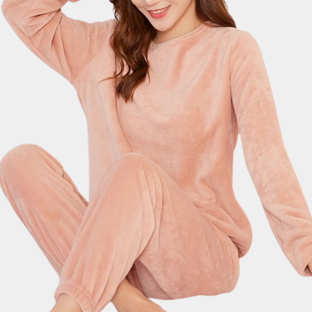 Gitte | Ribbed Two-Piece Lounge Pyjama Set for Women