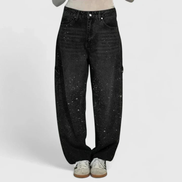 Melizyrah | Women's High-Waisted Wide Leg Pants – Party Ready