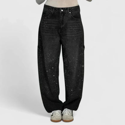 Melizyrah | Women's High-Waisted Wide Leg Pants – Party Ready