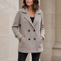 Heidi | Double-Breasted Lapel Coat for Women